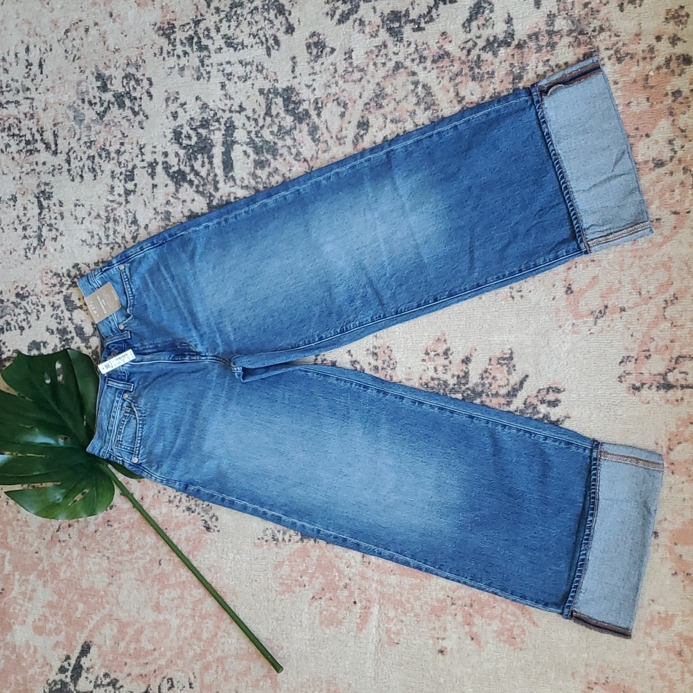 Madewell Best Seller Superwide-Leg Jeans in Fannin Wash NWT